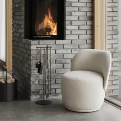 Sessel -KUON- Boucla Beige