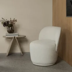 Sessel -KUON- Boucla Beige