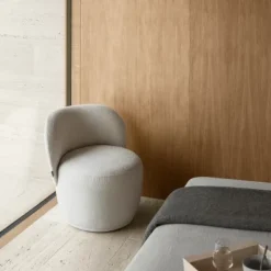 Sessel -KUON- Boucla Beige