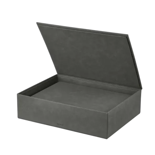 Set 2 Aufbewahrungsboxen -SAHLA- Farbe Pewter