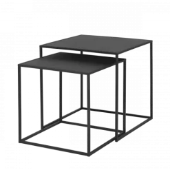 Set 2 Beistelltische -FERA- Farbe Black