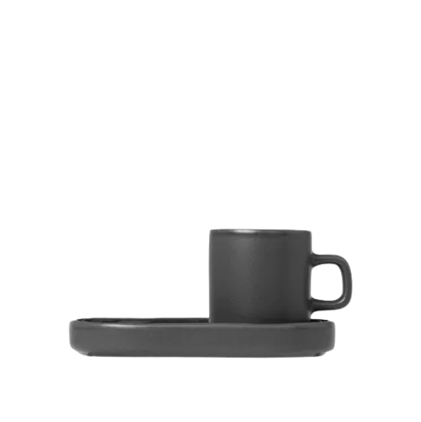 Set 2 Espressotassen -PILAR- Farbe Agave Green - Größe 50 ml