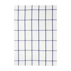 Set 2 Geschirrtücher -TAULO- Farbe White/Mazarine Blue - Quadratisch