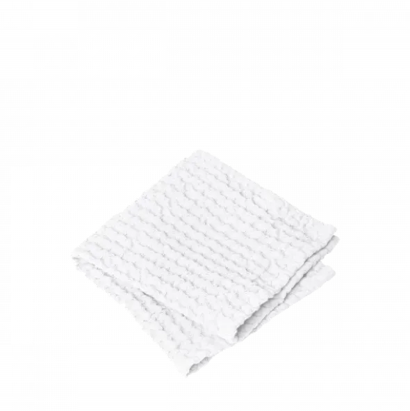Set 2 Gästehandtücher -CARO- White 30 x 30 cm