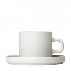 Set 2 Kaffeetassen -PILAR- Farbe Moonbeam - Größe 200 ml