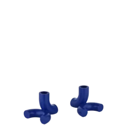 Set 2 Kerzenhalter -DOODLE- Farbe Mazarine Blue