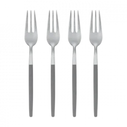 Set 4 Kuchengabeln -MAXIME- Farbe Sharkskin