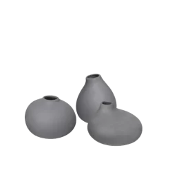 Set 3 Vasen -NONA- Farbe Pewter