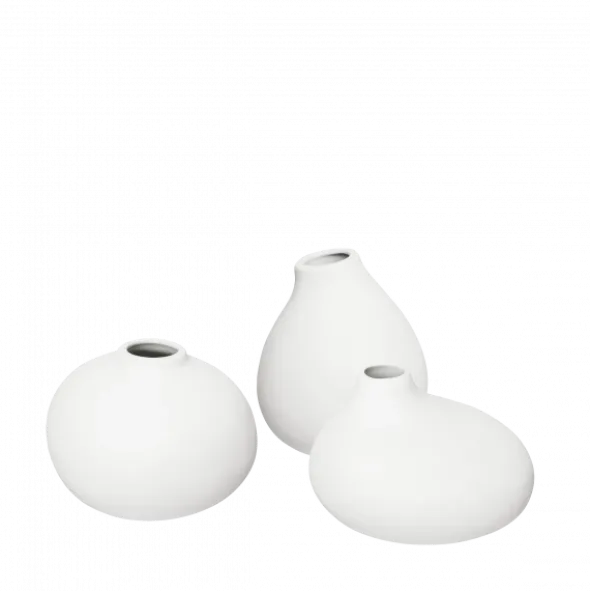 Set 3 Vasen -NONA- Farbe White