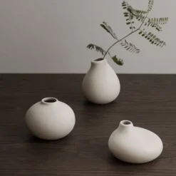 Set 3 Vasen -NONA- Farbe White