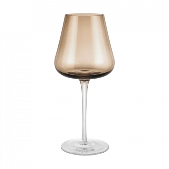 Set 2 Weißweingläser -BELO- Farbe Coffee - Größe 400 ml