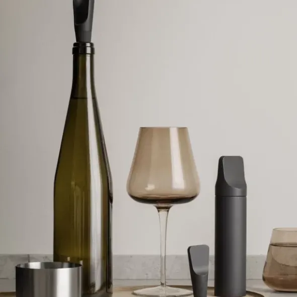 Set 2 Weißweingläser -BELO- Farbe Coffee - Größe 400 ml