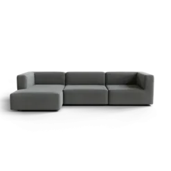 3-Sitzer Chaiselongue, links -TASI- Farbe Desert - Stoff: kvadrat Melange Nap