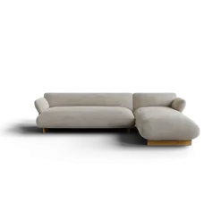 2-Sitzer Chaiselongue, rechts -MOCO- Farbe Desert - Stoff: Pina