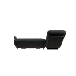 2-Sitzer Chaiselongue, rechts -MOCO- Farbe Coal - Stoff: kvadrat Melange Nap