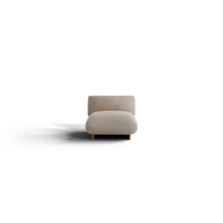 1-Sitzer Kombi -MOCO- Farbe Beige - Stoff: Pina