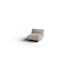 1-Sitzer Kombi -MOCO- Farbe Beige - Stoff: Pina