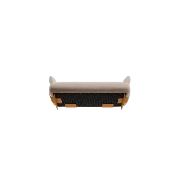 2-Sitzer Kombi -MOCO- Farbe Beige - Stoff: Pina