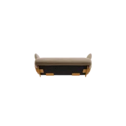 2-Sitzer Kombi -MOCO- Farbe Beige - Stoff: kvadrat Melange Nap