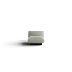 1-Sitzer Kombi -MOCO- Farbe Cloud - Stoff: kvadrat Moss