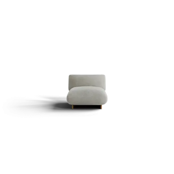 1-Sitzer Kombi -MOCO- Farbe Cloud - Stoff: kvadrat Moss