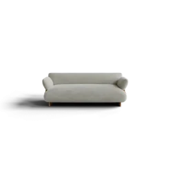 2-Sitzer Kombi -MOCO- Farbe Cloud - Stoff: kvadrat Moss