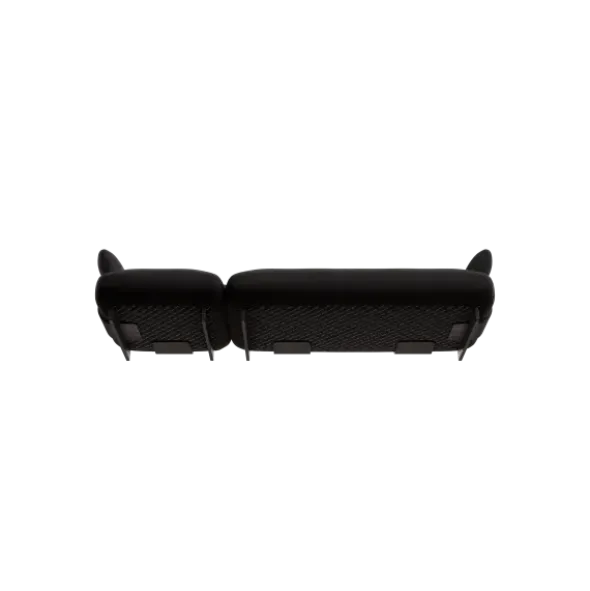 2,5-Sitzer Kombi -MOCO- Farbe Coal - Stoff: Boucla