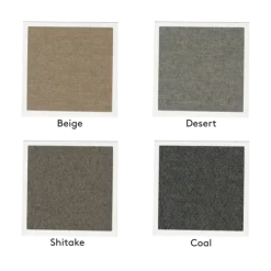 1-Sitzer Kombi -MOCO- Farbe Shitake - Stoff: kvadrat Melange Nap