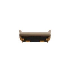 2-Sitzer Kombi -MOCO- Farbe Shitake - Stoff: kvadrat Moss
