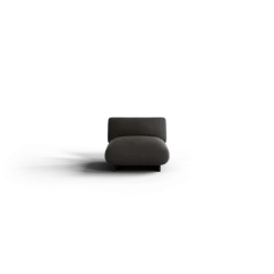 1-Sitzer Kombi -MOCO- Farbe Taupe - Stoff: Boucla