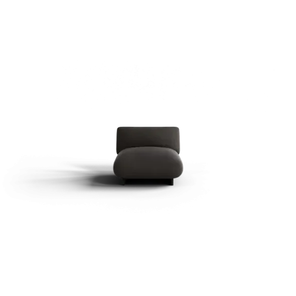 1-Sitzer Kombi -MOCO- Farbe Taupe - Stoff: Boucla
