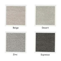 1-Sitzer Kombi -MOCO- Farbe Zinc - Stoff: Pina