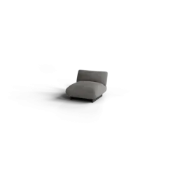 1-Sitzer Kombi -MOCO- Farbe Zinc - Stoff: Pina