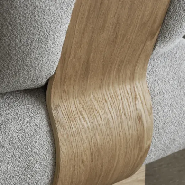1-Sitzer Kombi -MOCO- Farbe Zinc - Stoff: Pina