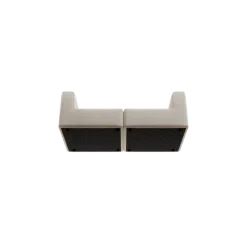 2-Sitzer Kombi -TASI- Farbe Beige - Stoff: Boucla