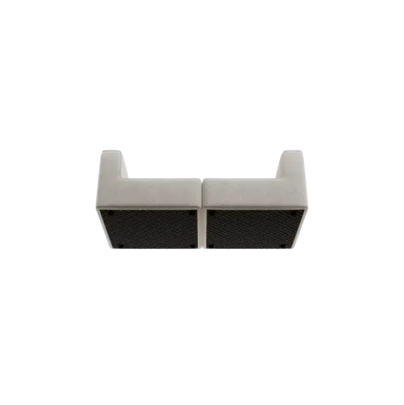 2-Sitzer Kombi -TASI- Farbe Cloud - Stoff: kvadrat Moss