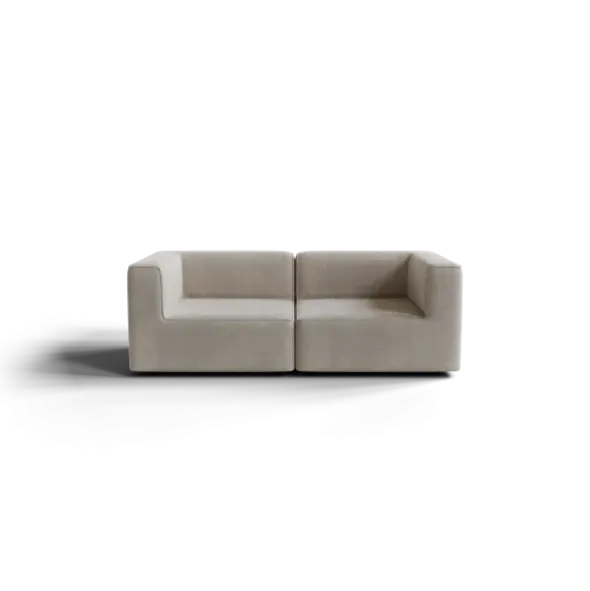 2-Sitzer Kombi -TASI- Farbe Desert - Stoff: Pina
