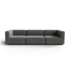 3-Sitzer Kombi -TASI- Farbe Desert - Stoff: kvadrat Melange Nap