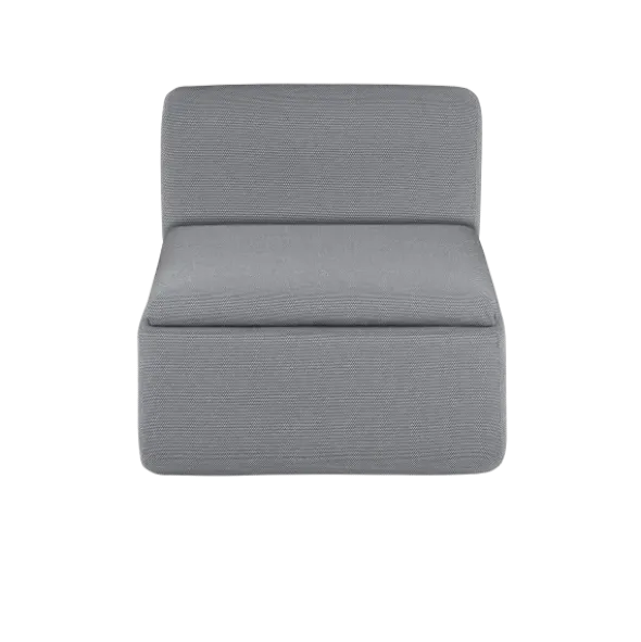 1-Sitzer Modul -GROVA- Farbe Zinc