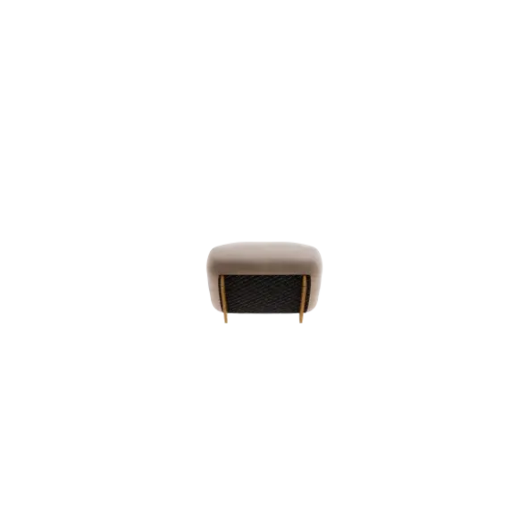 1-Sitzer Modul -MOCO- Farbe Beige - Stoff: Pina