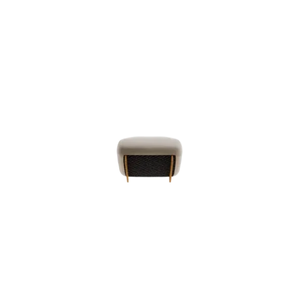 1-Sitzer Modul -MOCO- Farbe Beige - Stoff: Boucla