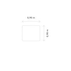 1-Sitzer Modul -MOCO- Farbe Espresso - Stoff: Pina