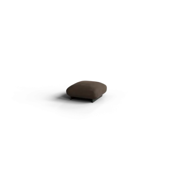 1-Sitzer Modul -MOCO- Farbe Espresso - Stoff: kvadrat Moss