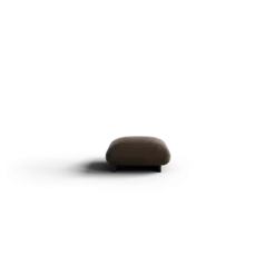 1-Sitzer Modul -MOCO- Farbe Espresso - Stoff: kvadrat Moss