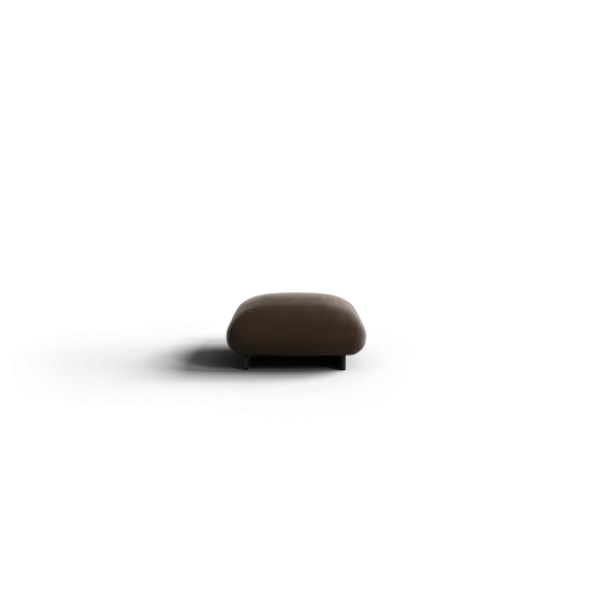 1-Sitzer Modul -MOCO- Farbe Espresso - Stoff: kvadrat Moss