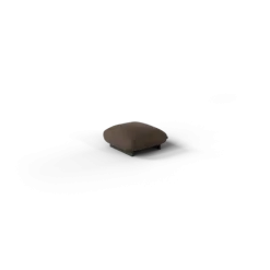 1-Sitzer Modul -MOCO- Farbe Espresso - Stoff: kvadrat Moss