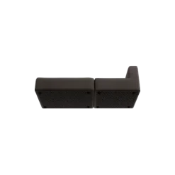 2-Sitzer Open End, links -TASI- Farbe Taupe - Stoff: Boucla