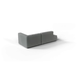 2-Sitzer Open End, links -TASI- Farbe Desert - Stoff: kvadrat Melange Nap