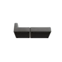 2-Sitzer Open End, rechts -TASI- Farbe Desert - Stoff: kvadrat Melange Nap