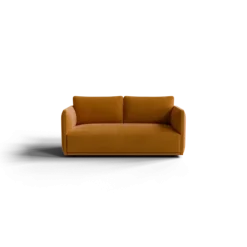 2-Sitzer Sofa -LUA- Farbe New Wheat - Stoff: kvadrat Moss